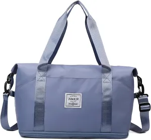 Expandable Travel Duffle Bag Weekender Carry on Overnight Bag Gym Bag for Women