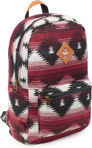 Explorer Smell Proof and Water Resistant Medium Size Travel Backpack - 18 L (Maroon)