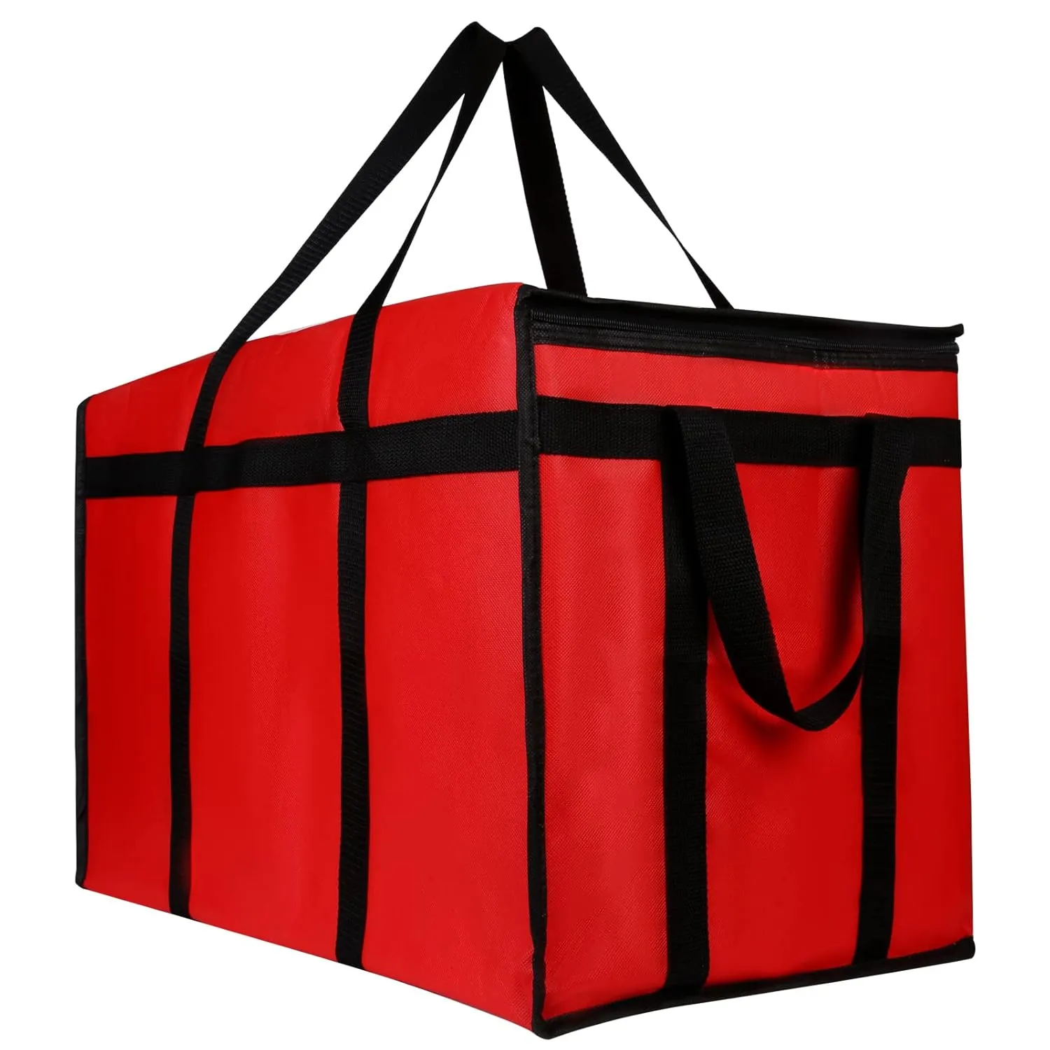Extra large XXXL Insulated Food Delivery Bag Cooler Bags Keep Food Warm Catering Therma Catering Bag for doordash 22x14x13 Cooler Bags Therma Shopper hot XXXL warming RED Pizza 22w x 14 l x 13d