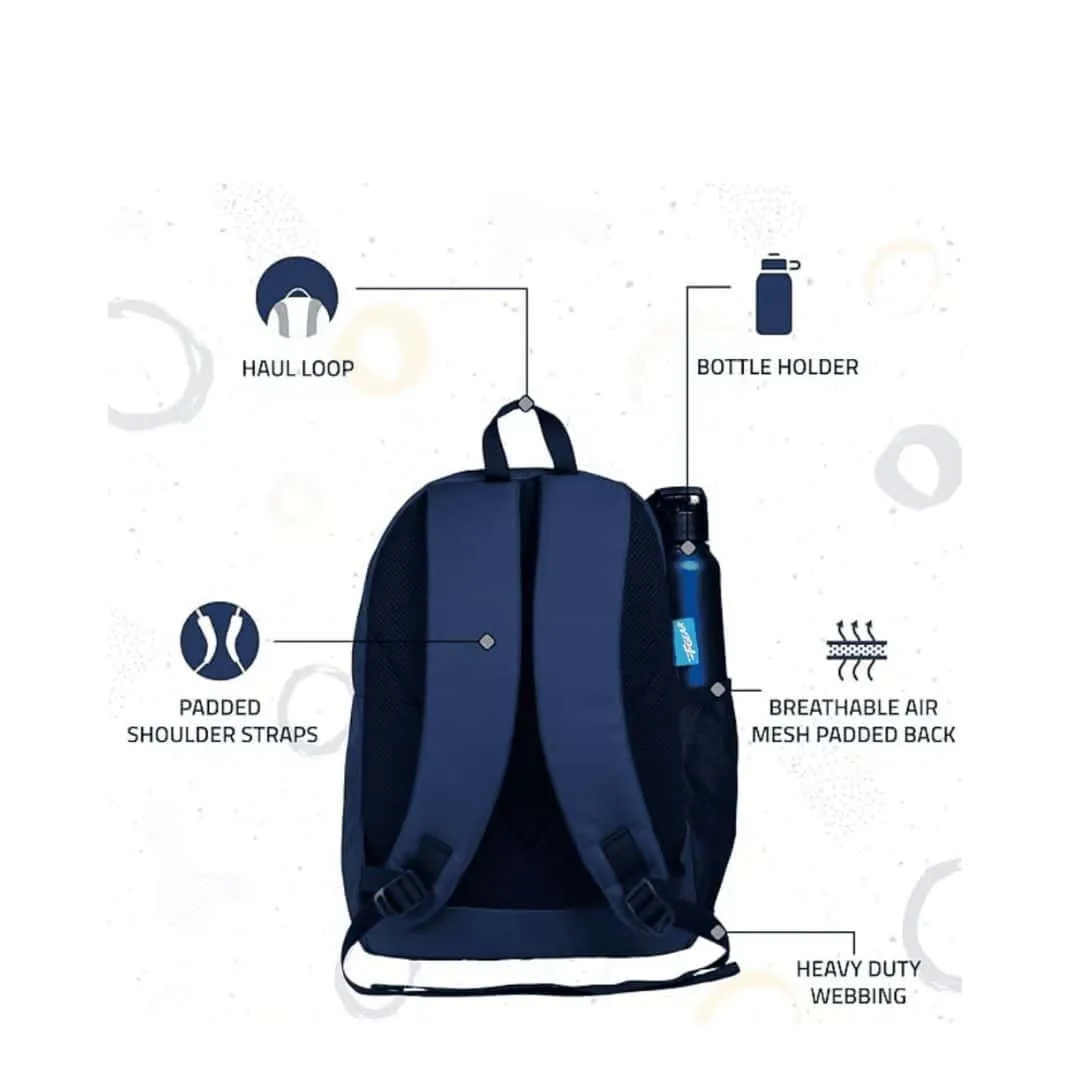 F Gear Fastcar NBlu Wheelers 12L school bags