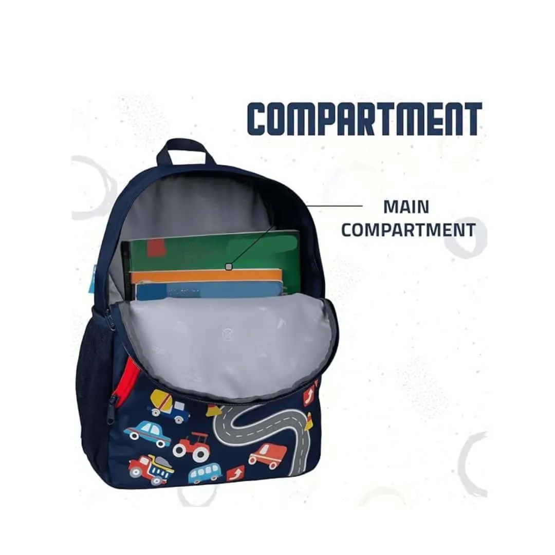 F Gear Fastcar NBlu Wheelers 12L school bags