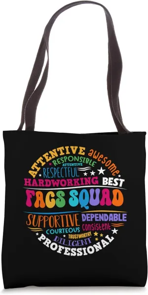 FACS Squad Back To School Family and Consumer Sciences Tote Bag