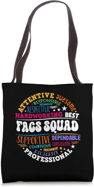 FACS Squad Back To School Family and Consumer Sciences Tote Bag