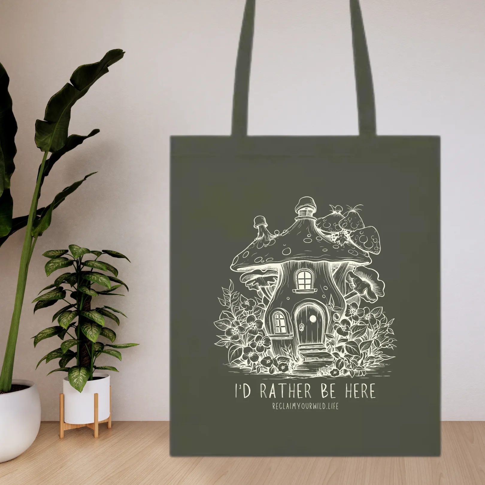 Fairy House Organic Cotton Tote