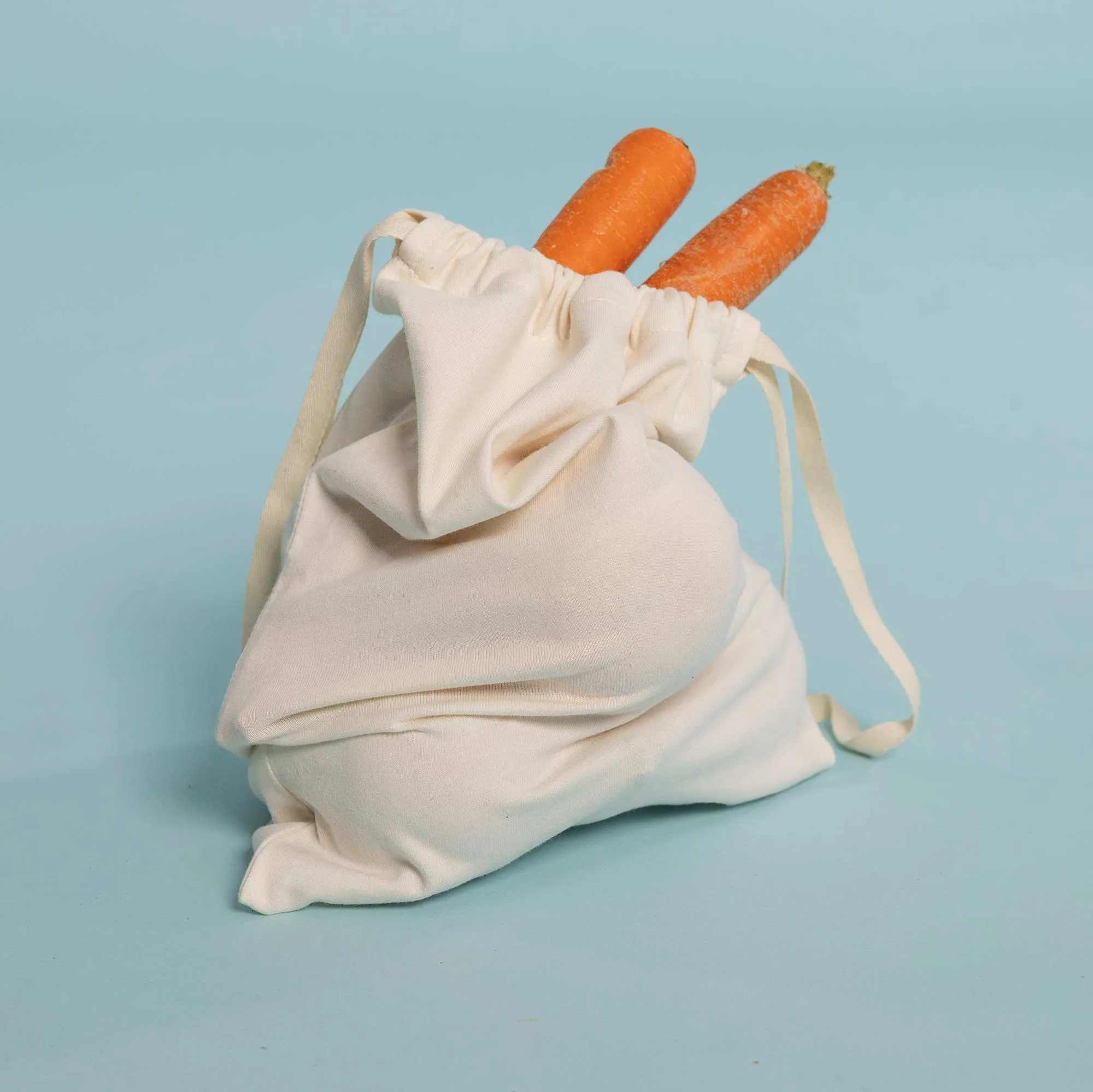 FARMSTAND 100% Organic Cotton Drawstring Bag (Produce, Laundry, Dye, Packing) (Plastic-free)