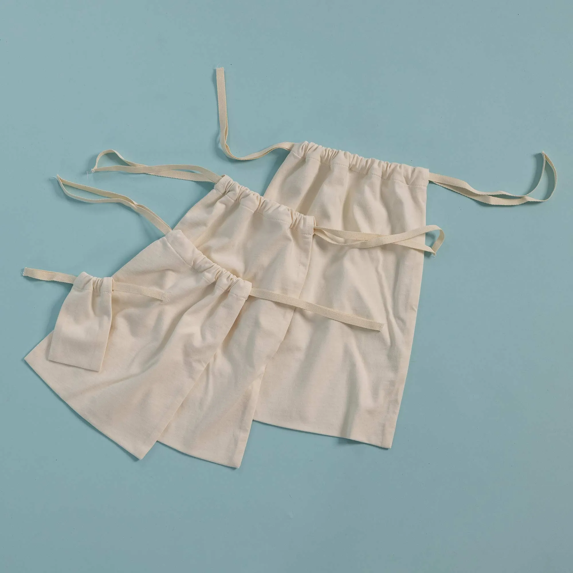 FARMSTAND 100% Organic Cotton Drawstring Bag (Produce, Laundry, Dye, Packing) (Plastic-free)