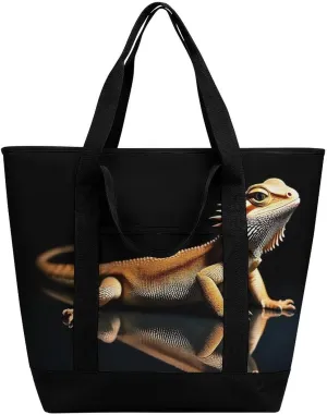 Fashionable Commuter Tote Bag Large Insulated Work Handbag