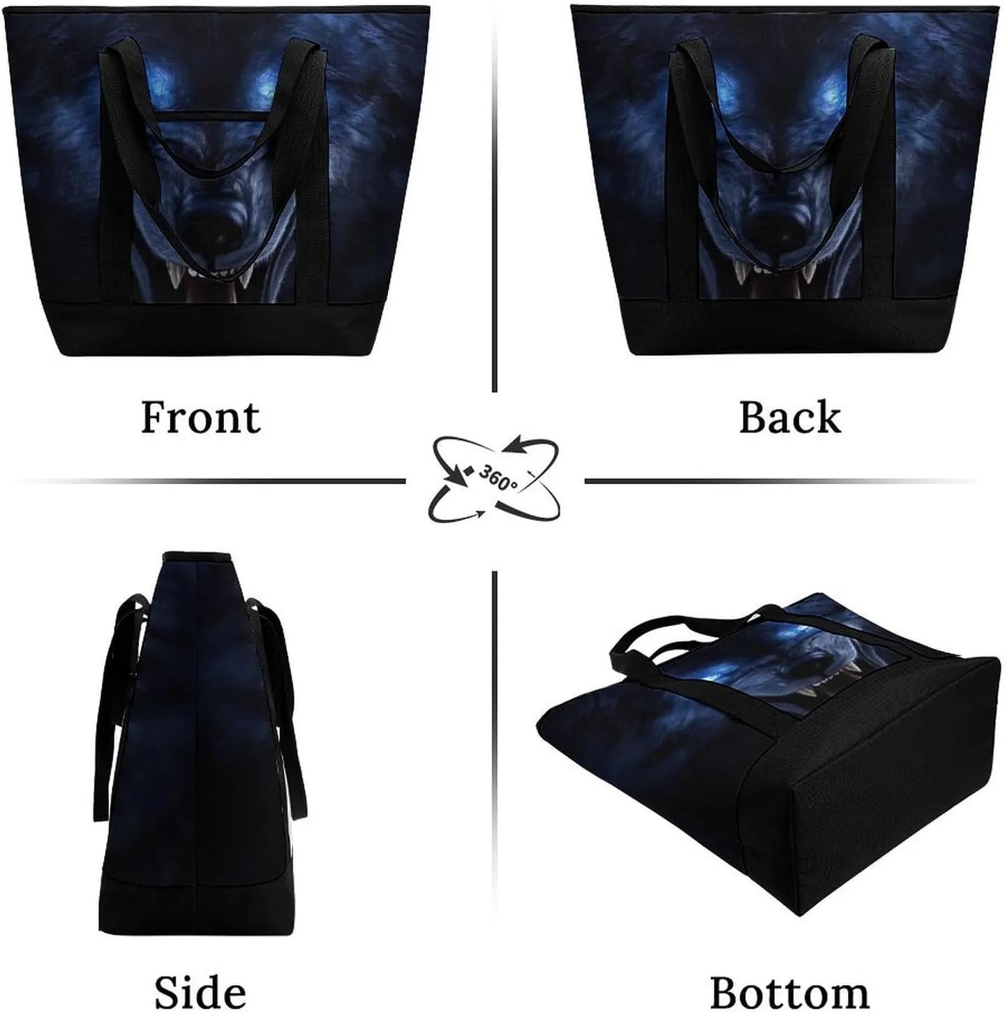 Fashionable Large Thermal Tote Bag Insulated Work/Commute Bag For Women & Men