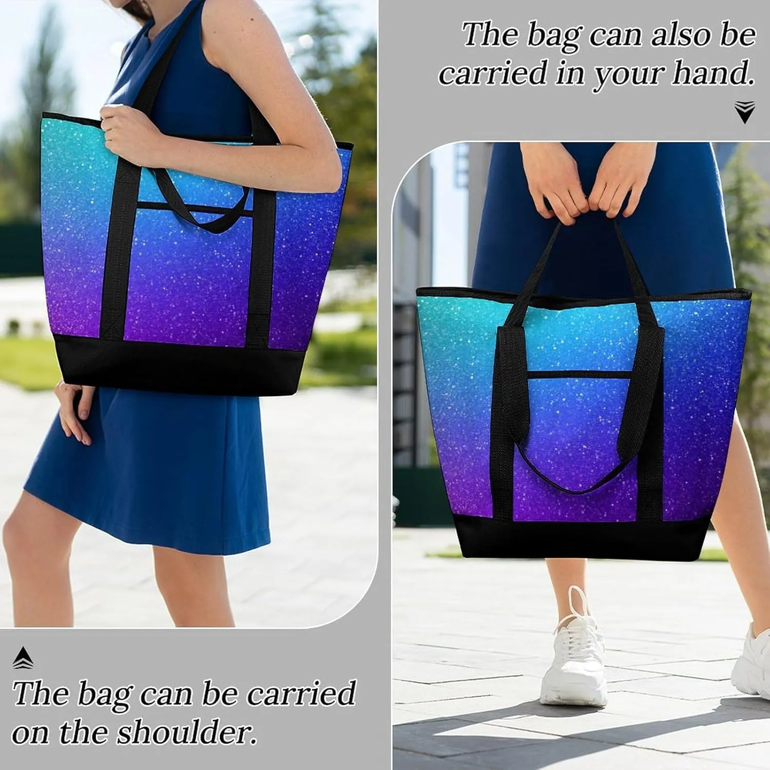 Fashionable Large Thermal Tote Bag Insulated Work/Commute Bag For Women & Men