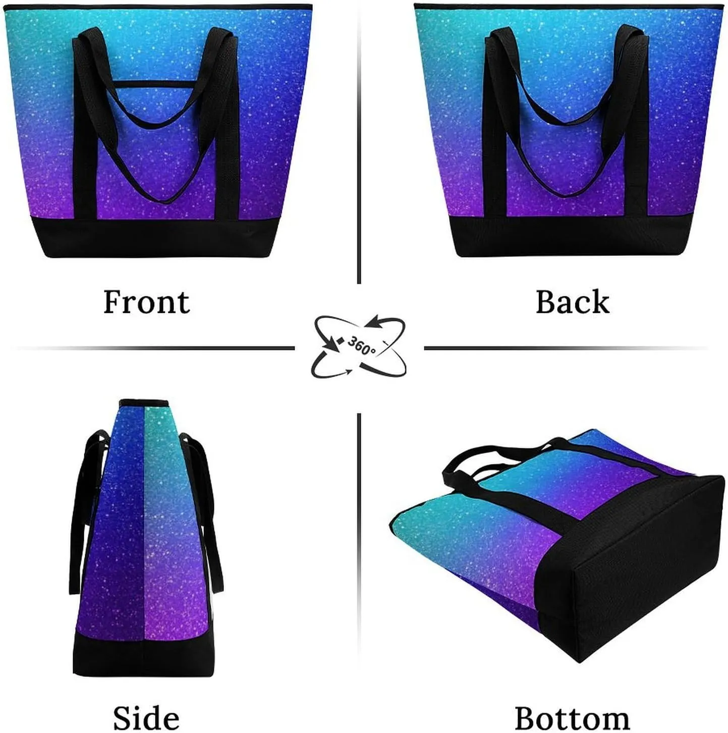 Fashionable Large Thermal Tote Bag Insulated Work/Commute Bag For Women & Men