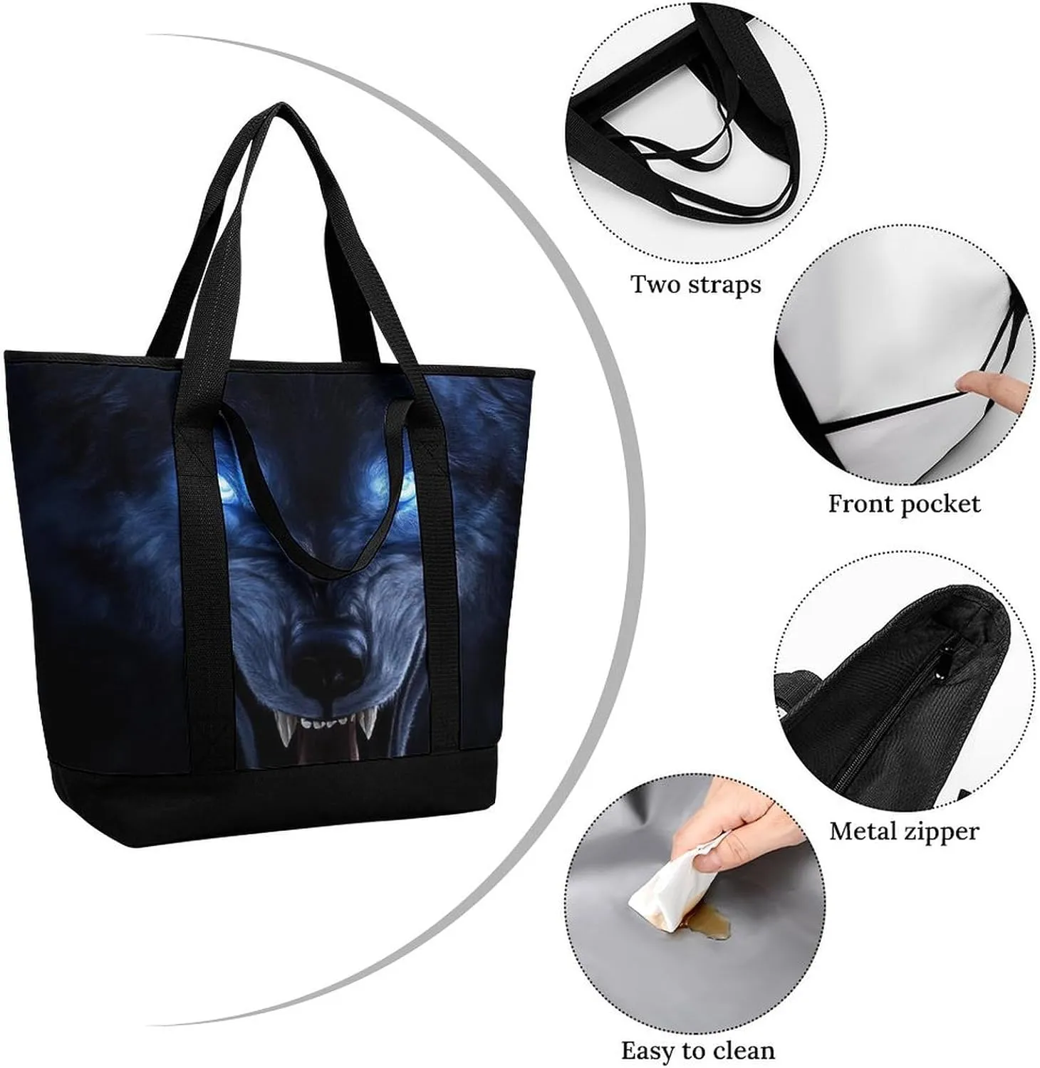 Fashionable Large Thermal Tote Bag Insulated Work/Commute Bag For Women & Men