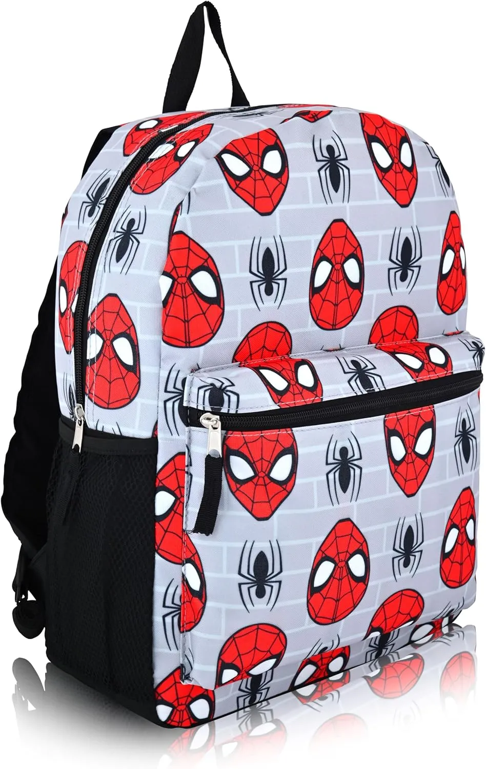 Fast Forward Marvel Spiderman School Backpack Toddler Backpack for School | Spider Man 16"" Kids Backpack Bookbag for Boys, Girls, Unisex | Spiderman Backpack Boys Backpack for Kids, SPCF77FN