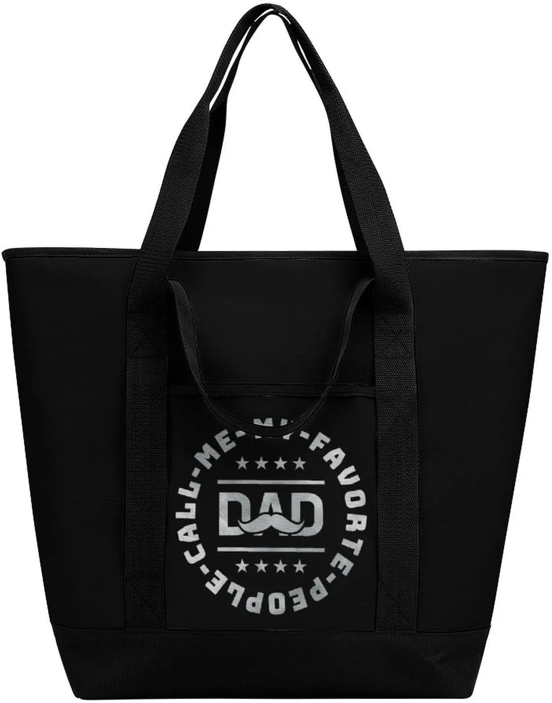 Favorte People Call Me Dad Portable Insulated Lunch Tote Bag Large Capacity Handbag for Office Work Picnic for Women Men
