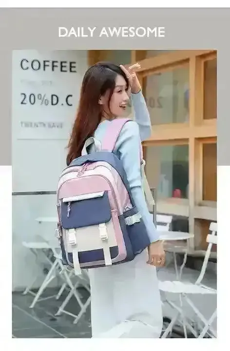 Feather-Light Fashion College Backpack