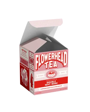 Flowerhead Tea - Double Mint Rose Tea Bags