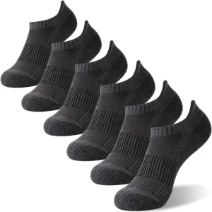 FOOTPLUS Copper Compression Socks,Unisex Cushioned Sole Arch Support Athletic Ankle/Crew Running Hiking Socks
