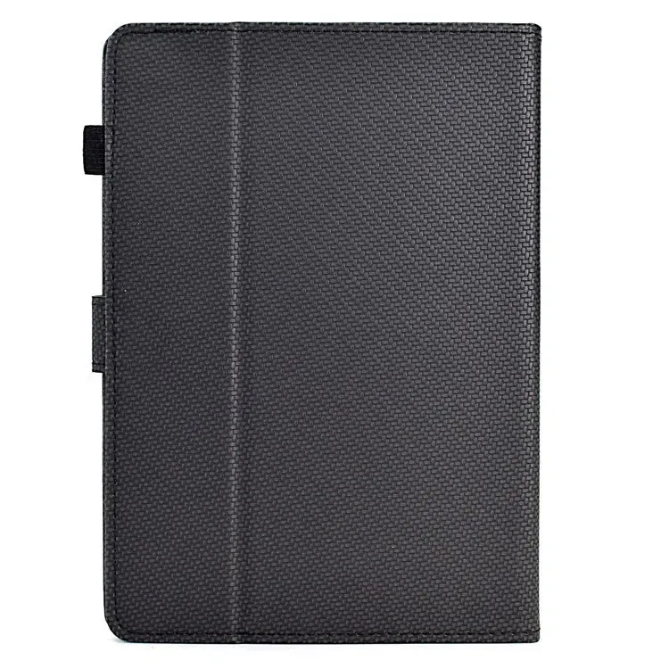 For Amazon Kindle Paperwhite (2024) Case Carbon Fiber Texture PU Leather Cover Stand View