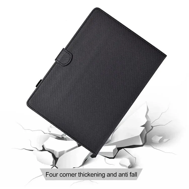For Amazon Kindle Paperwhite (2024) Case Carbon Fiber Texture PU Leather Cover Stand View
