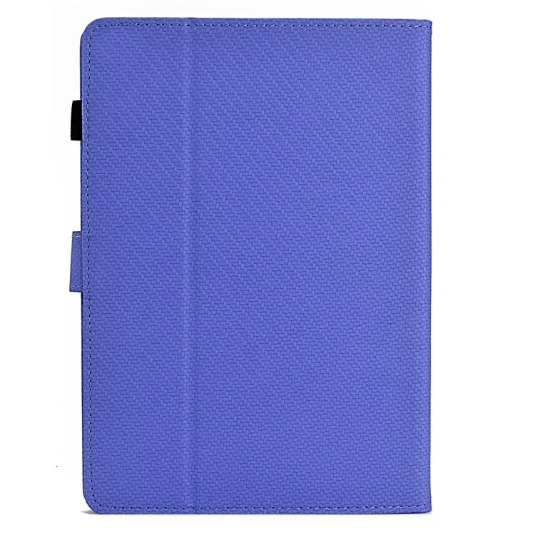 For Amazon Kindle Paperwhite (2024) Case Carbon Fiber Texture PU Leather Cover Stand View