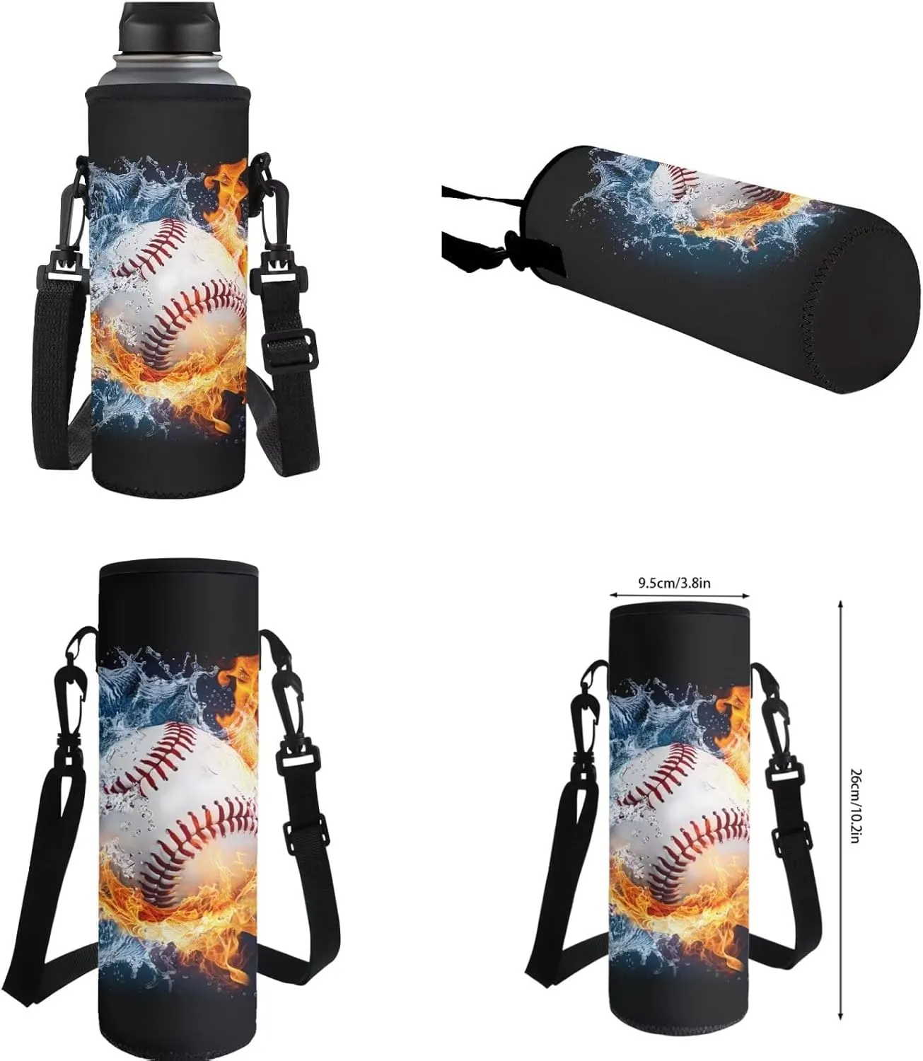 FOR U DESIGNS Youth Baseball Backpack for Boys 8-12 Large Capacity Bookbag Set with Lunch Box Cool Middle School Book Bags 6th Grade Boys Lightweight Travel Rucksack