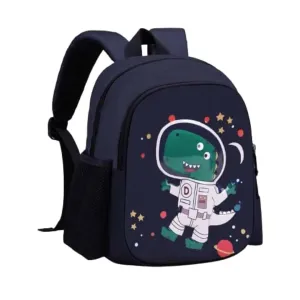 Frantic Printed 20 L  School Backpack Bag ( Light Blue )