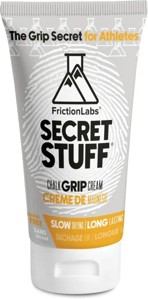 Friction Labs Quick Grip Secret Stuff Liquid Chalk for Athletes - Made in USA - Skin Friendly - Rock Climbing, Weightlifting, Gym, Tennis - Trusted by 100  Pro Athletes - Best Workout Chalk - 75mL