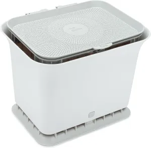 Full Circle Fresh Air Odor-Free Kitchen Compost Bin, Gray