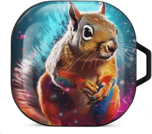 FunnyStar Graffiti Cute Chipmunk Bluetooth Headphone Case Earbuds Case Protective Cover Compatible with Samsung