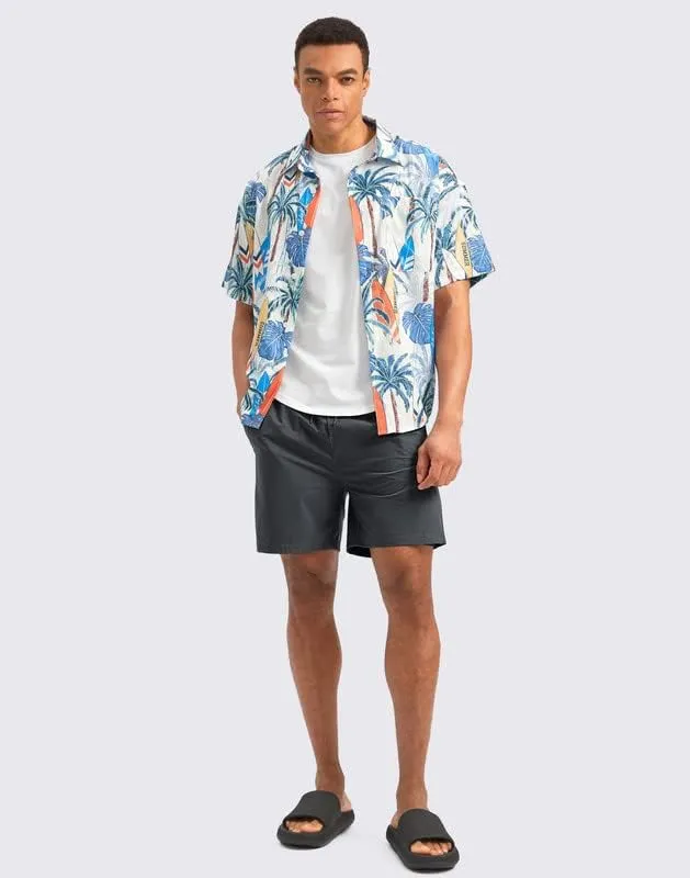 G Gradual Mens Swim Trunks with Compression Liner 5 inch Inseam Quick Dry Bathing Suits with Zipper Pocket-No Thigh Chafing