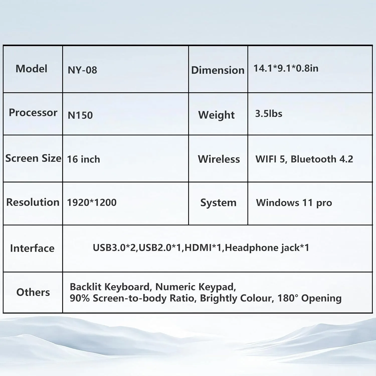 Gaming Laptop, 2025 Windows Laptops Computer, 16 Inch Windows 11 Pro Lap Top, 16GB RAM 512GB SSD, N150 Processor(up to 3.6GHz), Backlit Keyboard
