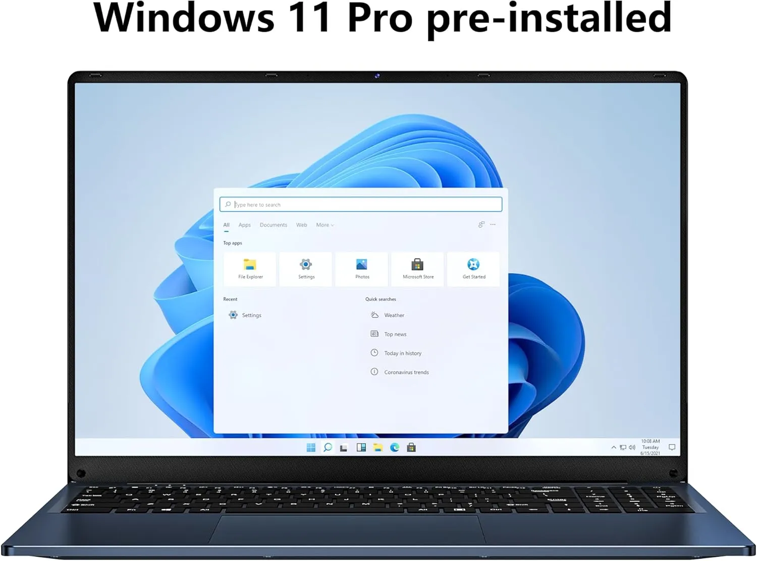 Gaming Laptop, 2025 Windows Laptops Computer, 16 Inch Windows 11 Pro Lap Top, 16GB RAM 512GB SSD, N150 Processor(up to 3.6GHz), Backlit Keyboard