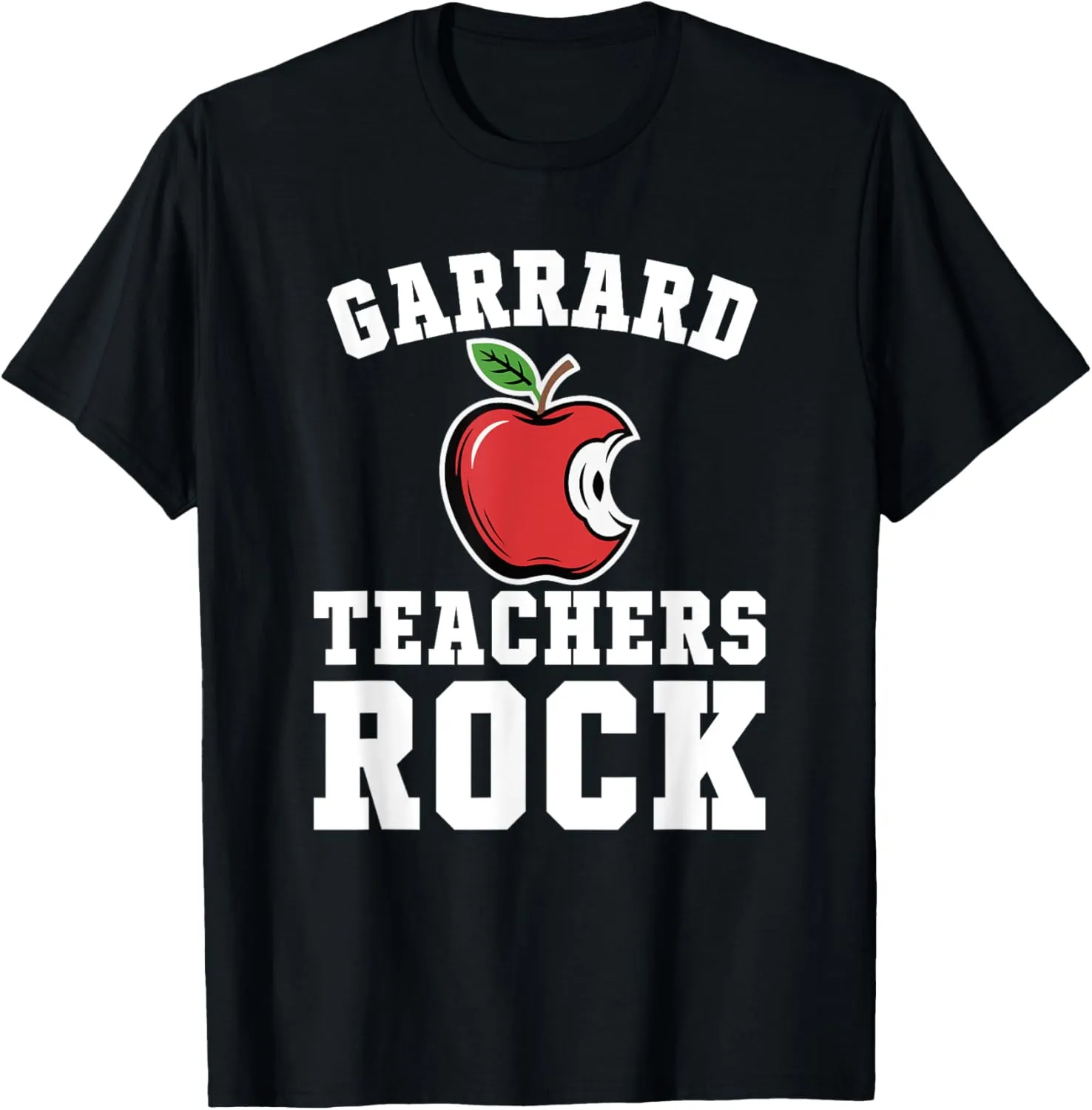 Garrard Teachers Rock! Retro School Support Teaching T-Shirt