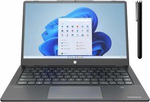 Gateway Touchscreen 14.1"" FHD Laptop in Metallic Black Intel Core i5-1235U 10-Core up to 4.4 Processor 8GB DDR4 RAM 512GB SSD HDMI Wi-Fi Win 11 Pen iSlik (Renewed), 51427