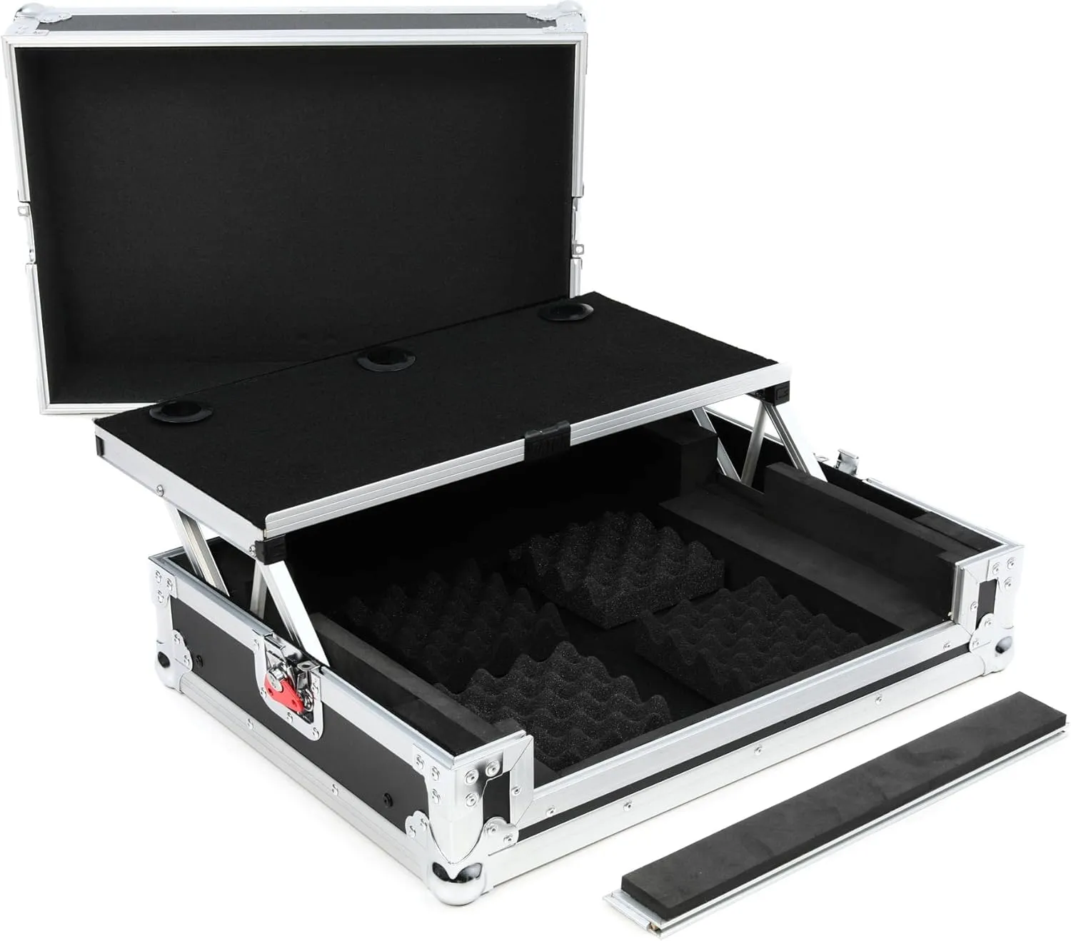Gator G-TOURDSPUNICNTLC ATA Road Case with Sliding Laptop Platform for Small DJ
