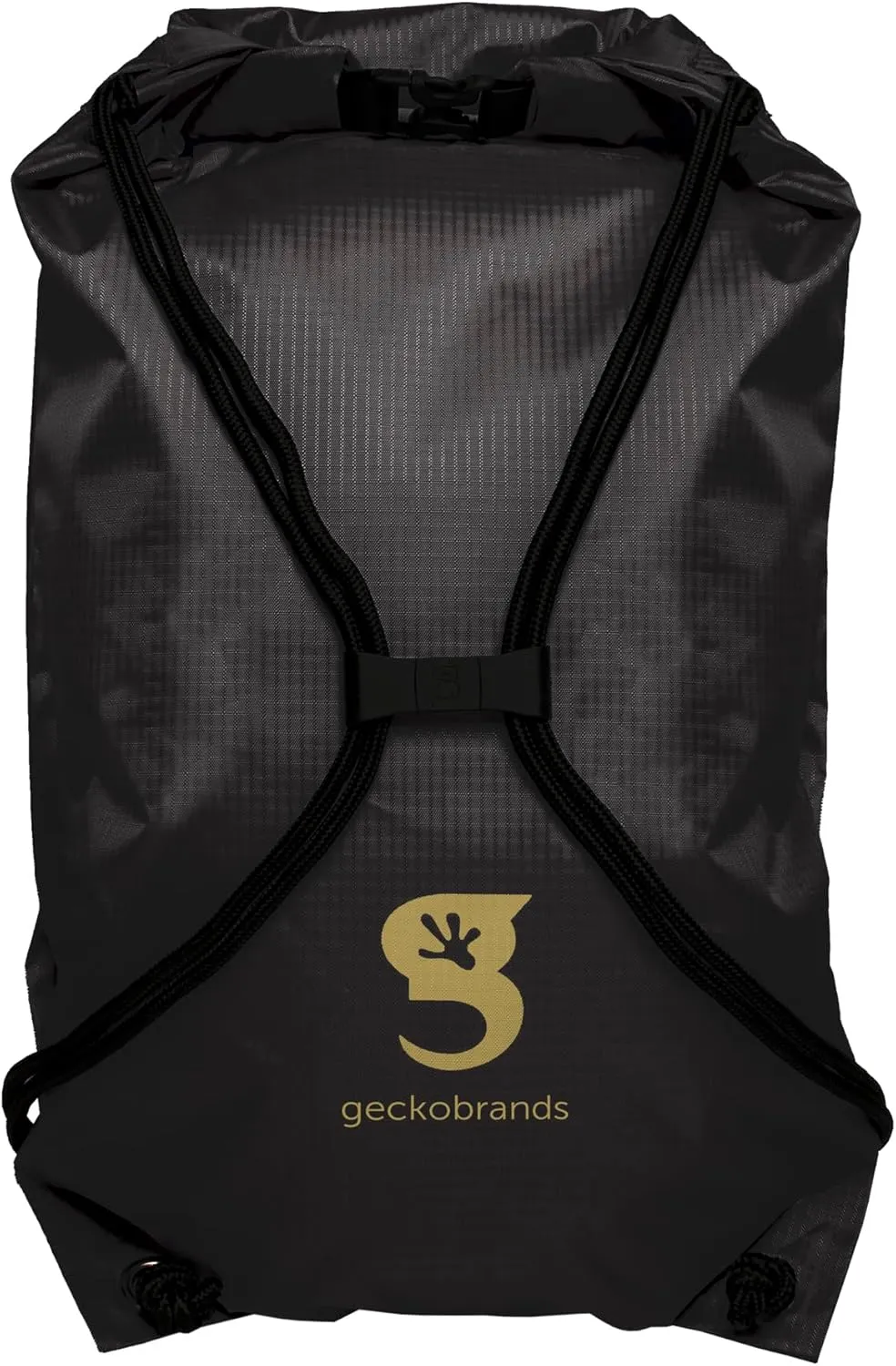 geckobrands 10L Drawstring Travel Backpack – Waterproof, Lightweight Dry Bag for Beach, Hiking, and Light Water Activities
