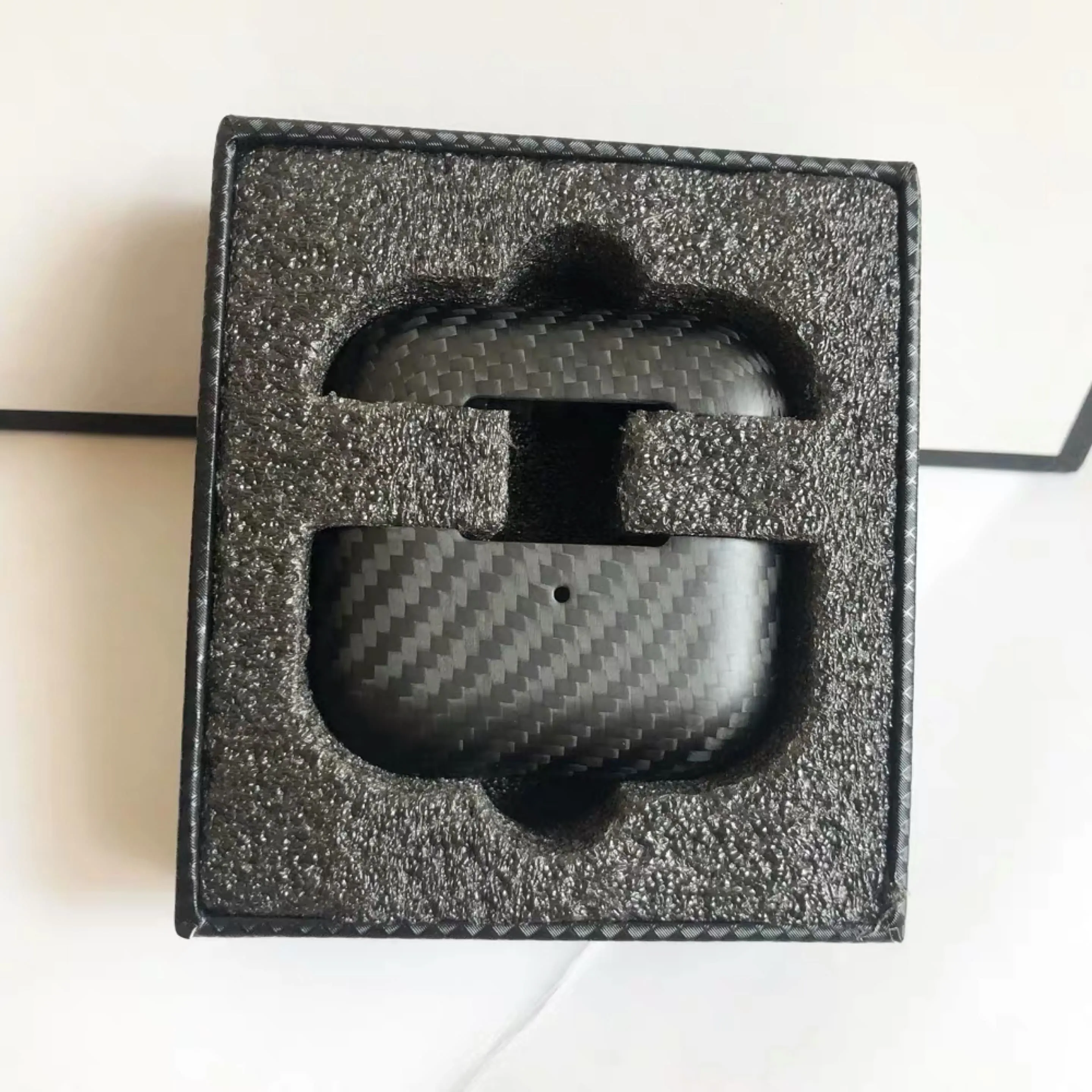 Genuine Carbon Fiber Case Compatible for AirPods Pro (Only for Charging Cases)