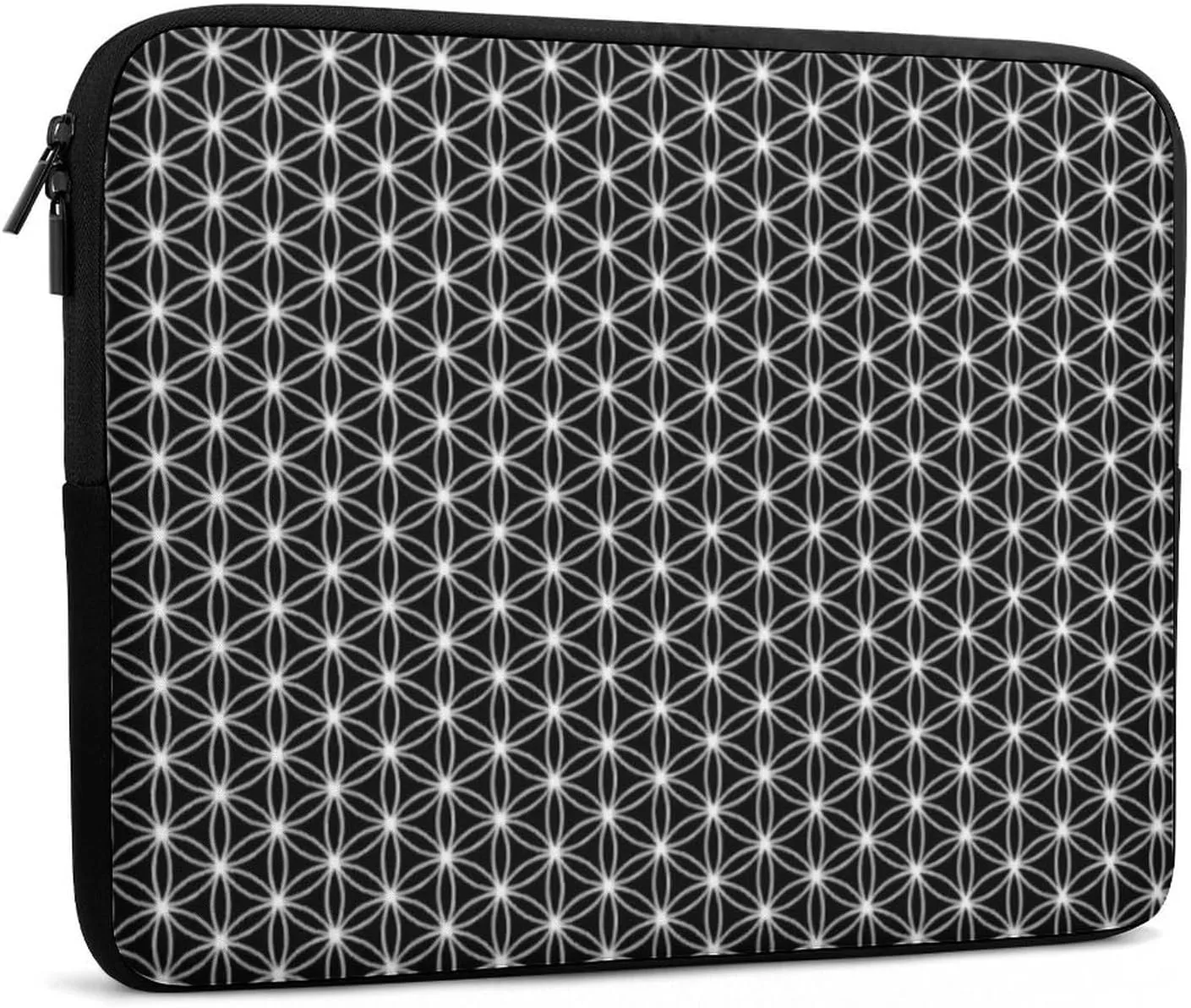 Geometrics Grey Silver All Print Hands Free Withdrawal Laptop Bag Unisex