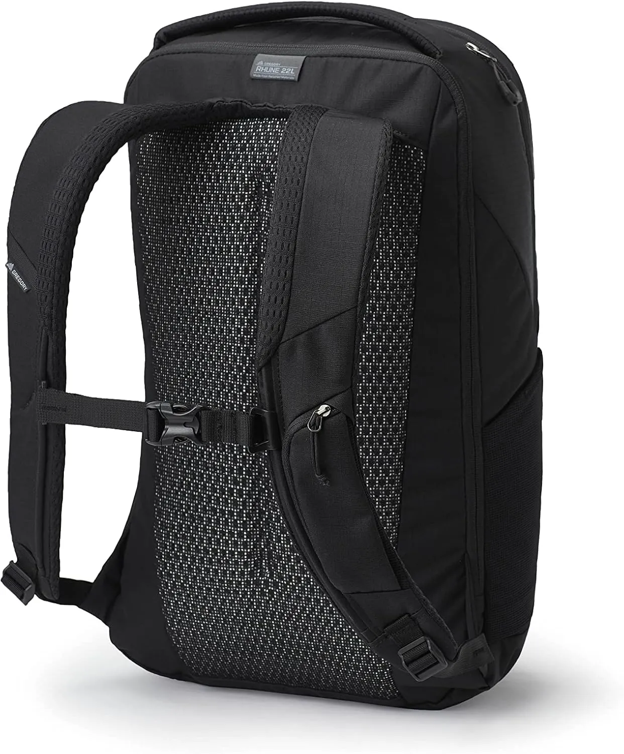 Gregory Rhune 22L Unisex Everyday Commuter Backpack, One Size Fits All, Carbon Black
