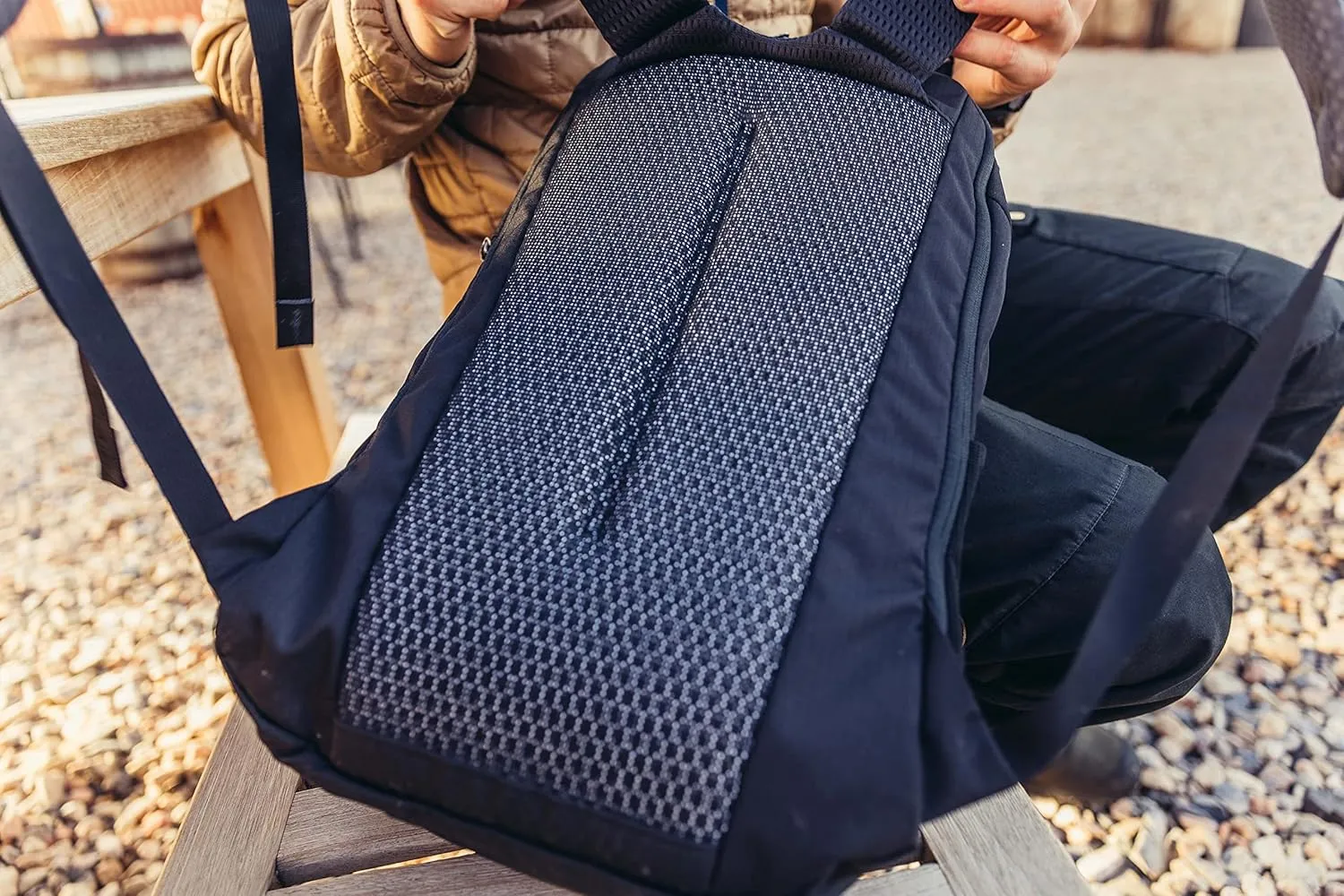 Gregory Rhune 22L Unisex Everyday Commuter Backpack, One Size Fits All, Carbon Black