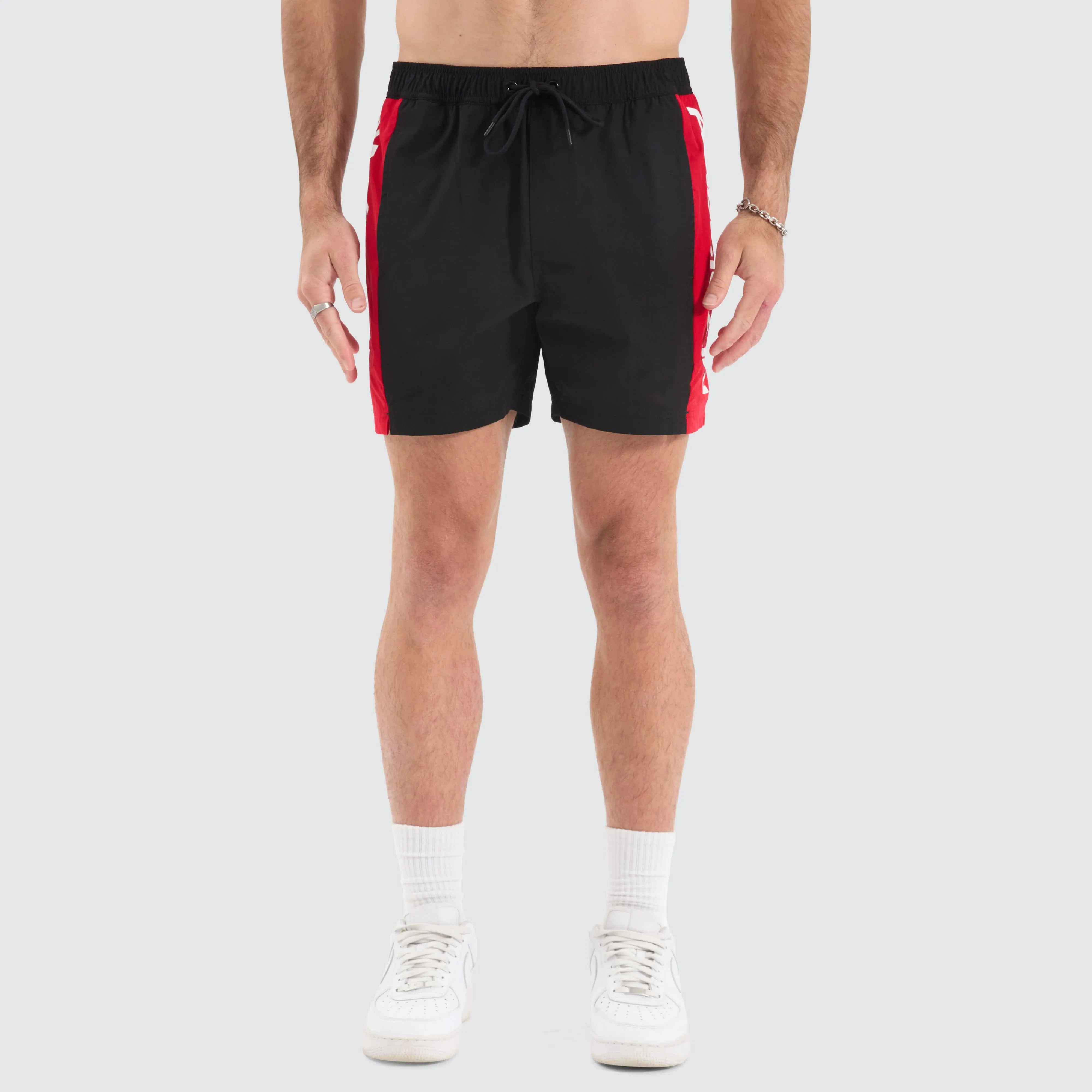 Grima Beach Short Black/Red
