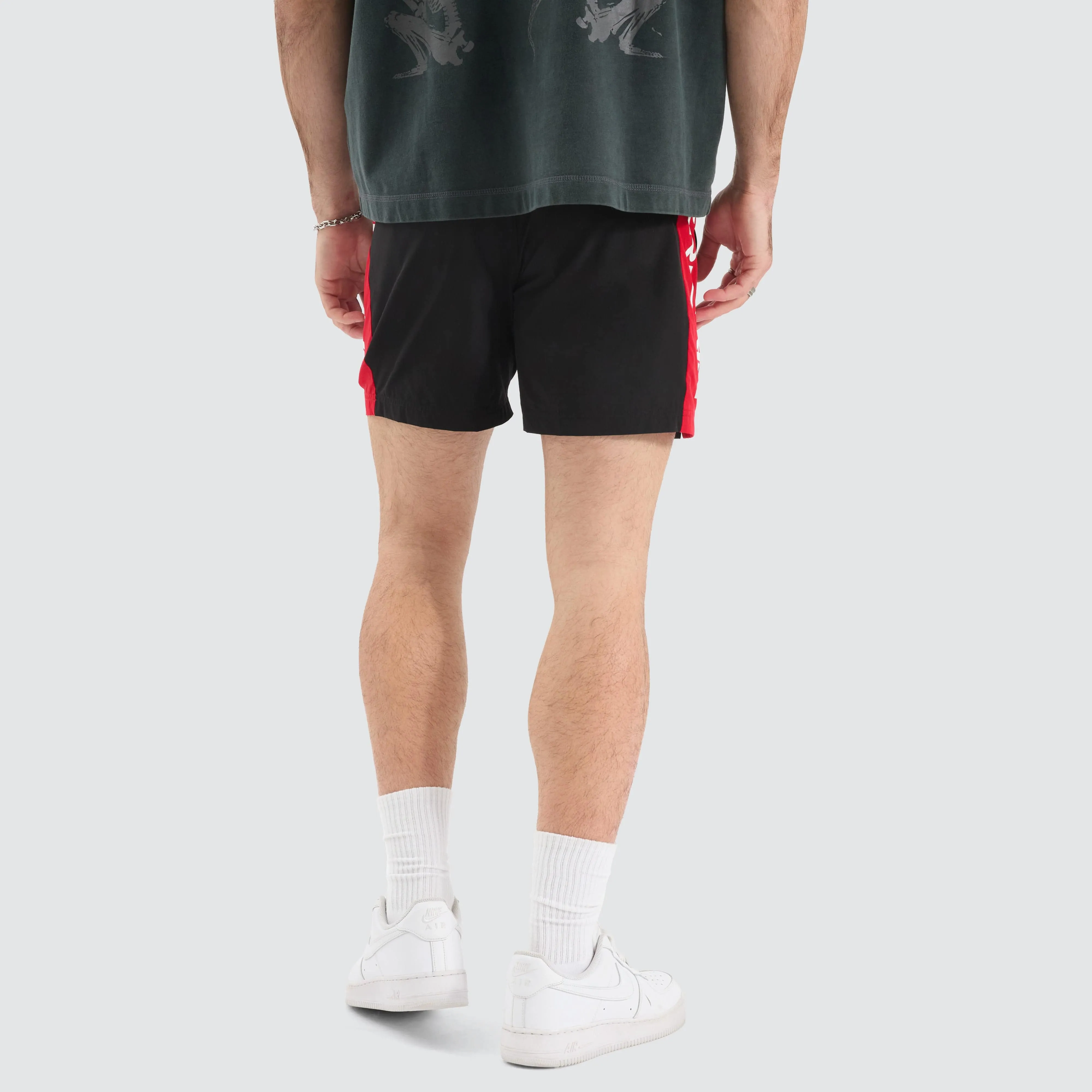 Grima Beach Short Black/Red