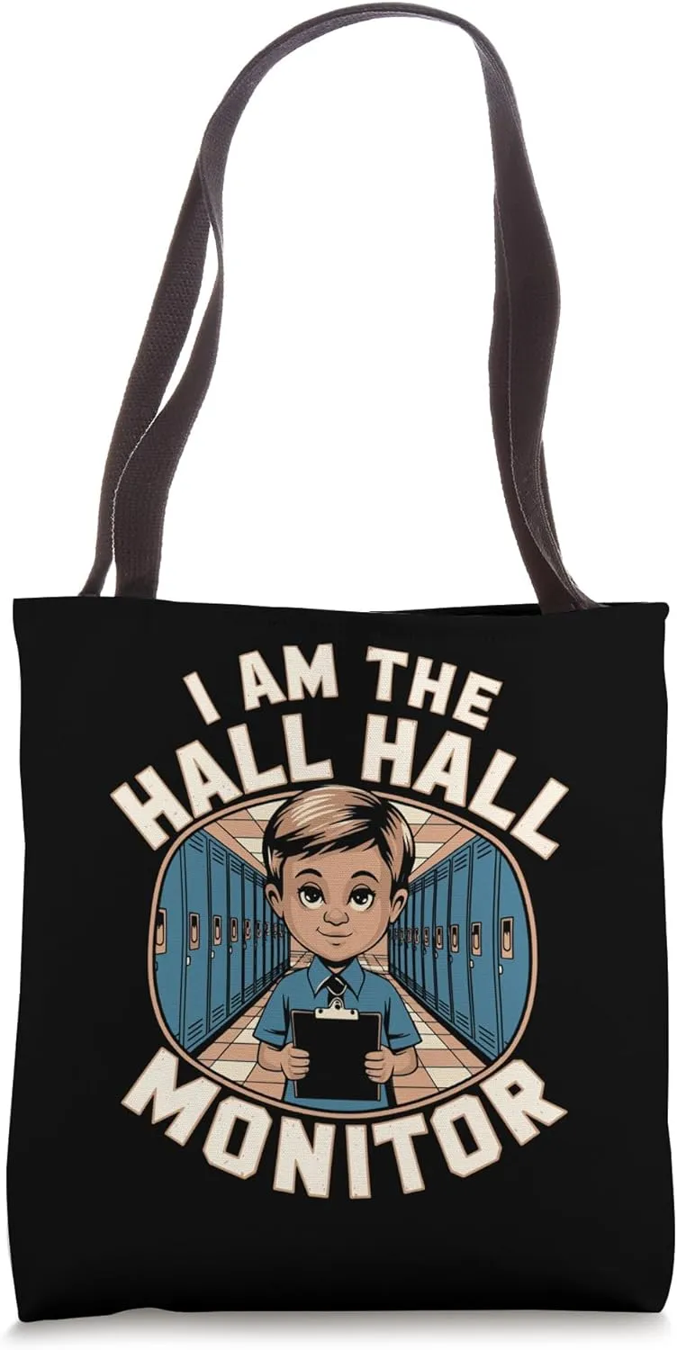 Hall Monitor Back To School Student Tote Bag