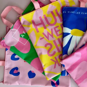 H&G Print & Personalised Book Bag combo sets - GIRLS