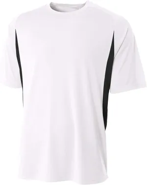 Hardcore Men's Short Sleeve Rash Guard Comfortable Performance Swim Shirt
