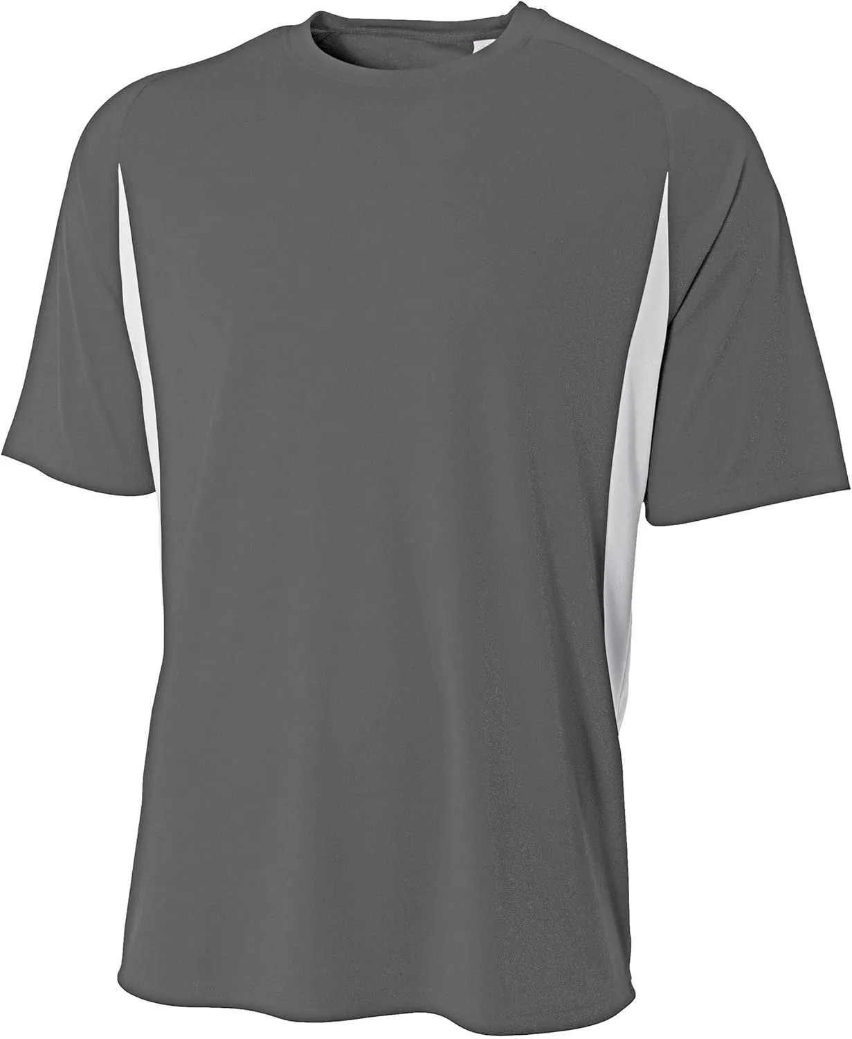 Hardcore Men's Short Sleeve Rash Guard Comfortable Performance Swim Shirt