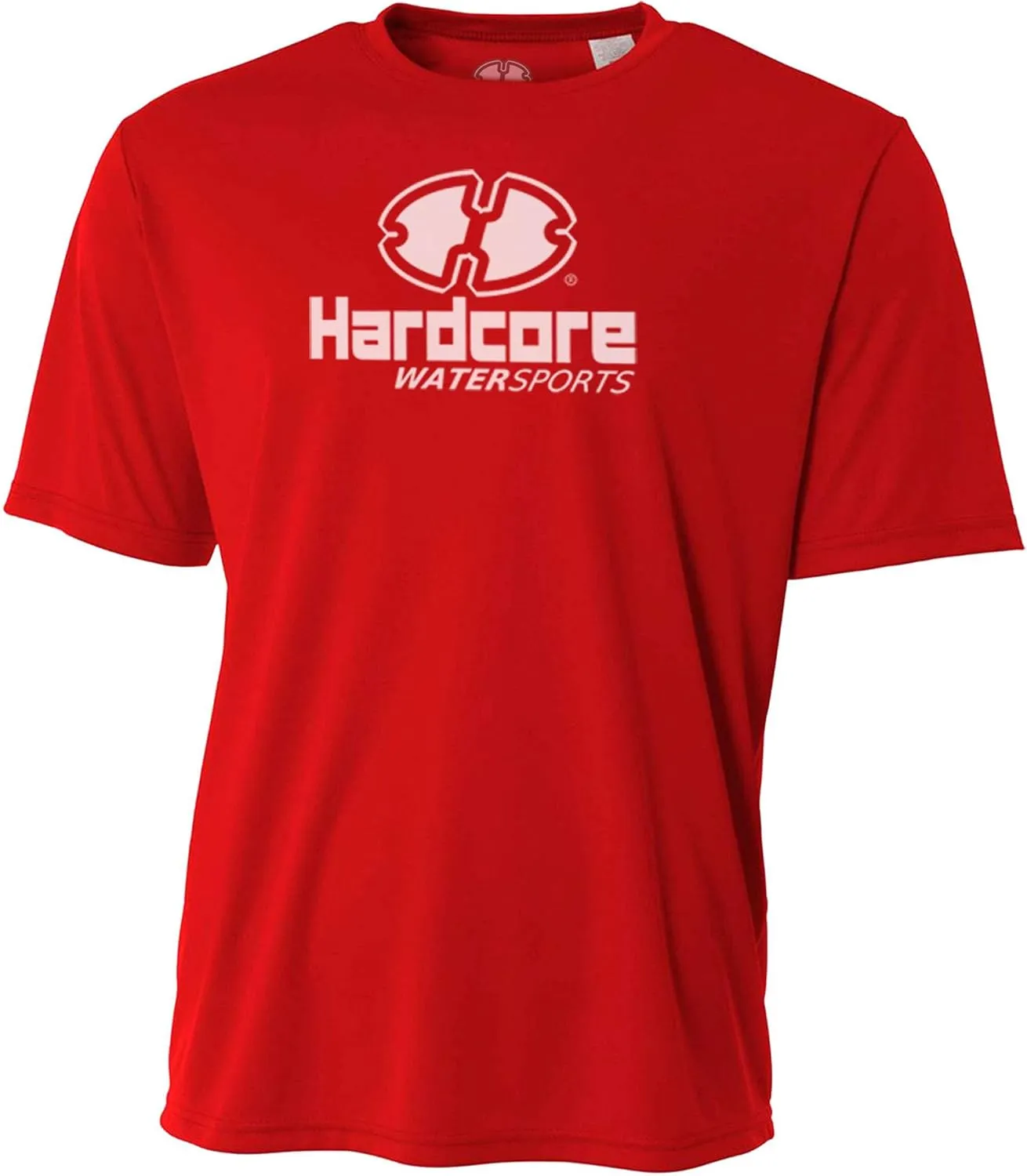 Hardcore Men's Short Sleeve Rash Guard Surf Shirt - Relaxed Fit Swimwear Designed for Combined Comfort and Performance