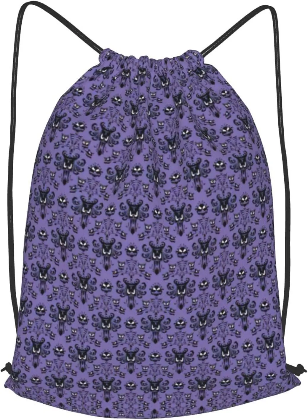Haunted Mansion String Drawstring Backpack Cinch Bag Polyester Sackpack For Beach Picnic Outing
