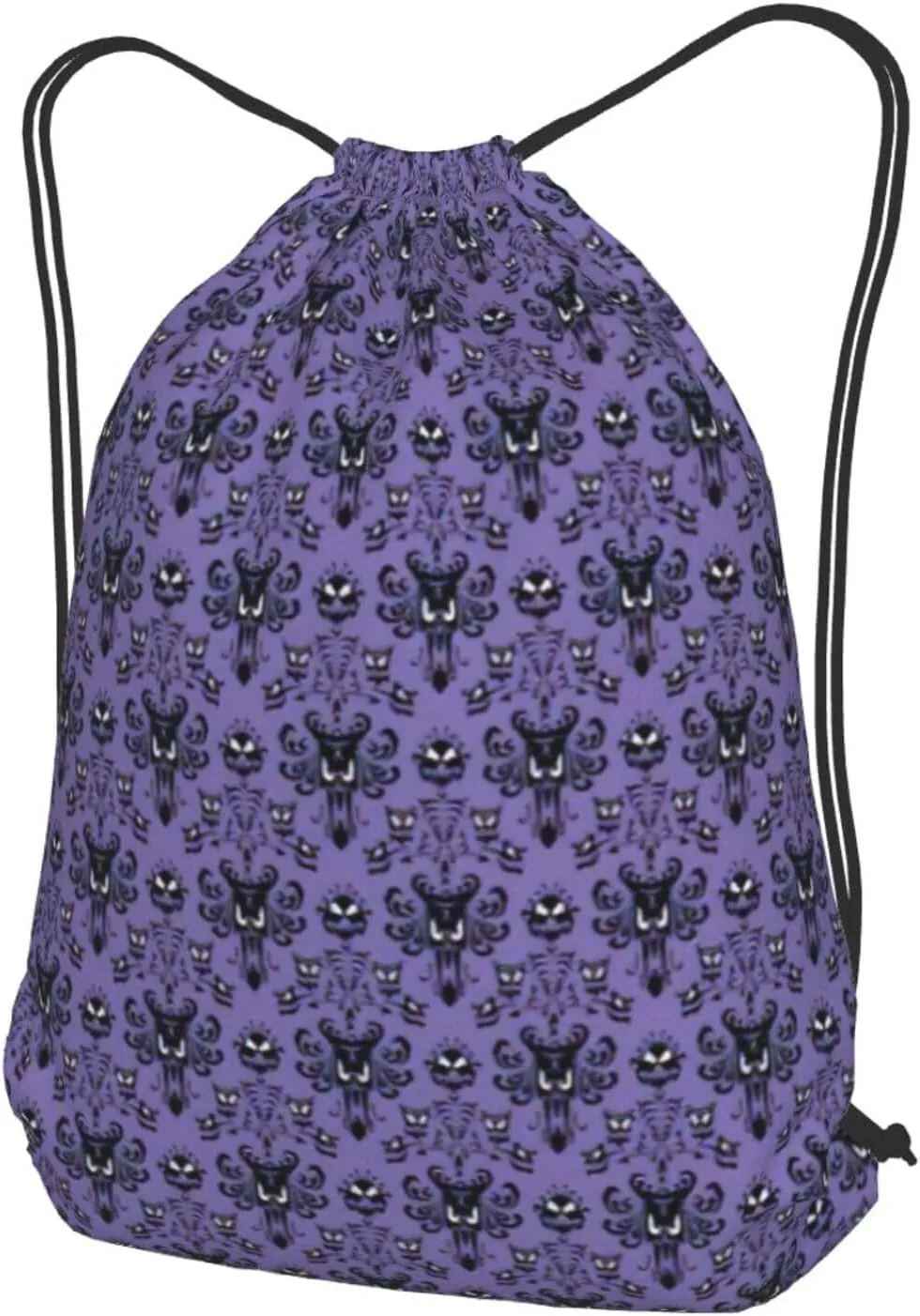 Haunted Mansion String Drawstring Backpack Cinch Bag Polyester Sackpack For Beach Picnic Outing