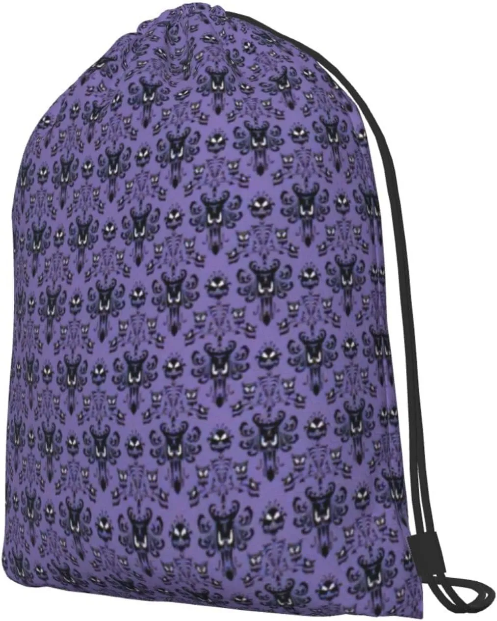Haunted Mansion String Drawstring Backpack Cinch Bag Polyester Sackpack For Beach Picnic Outing