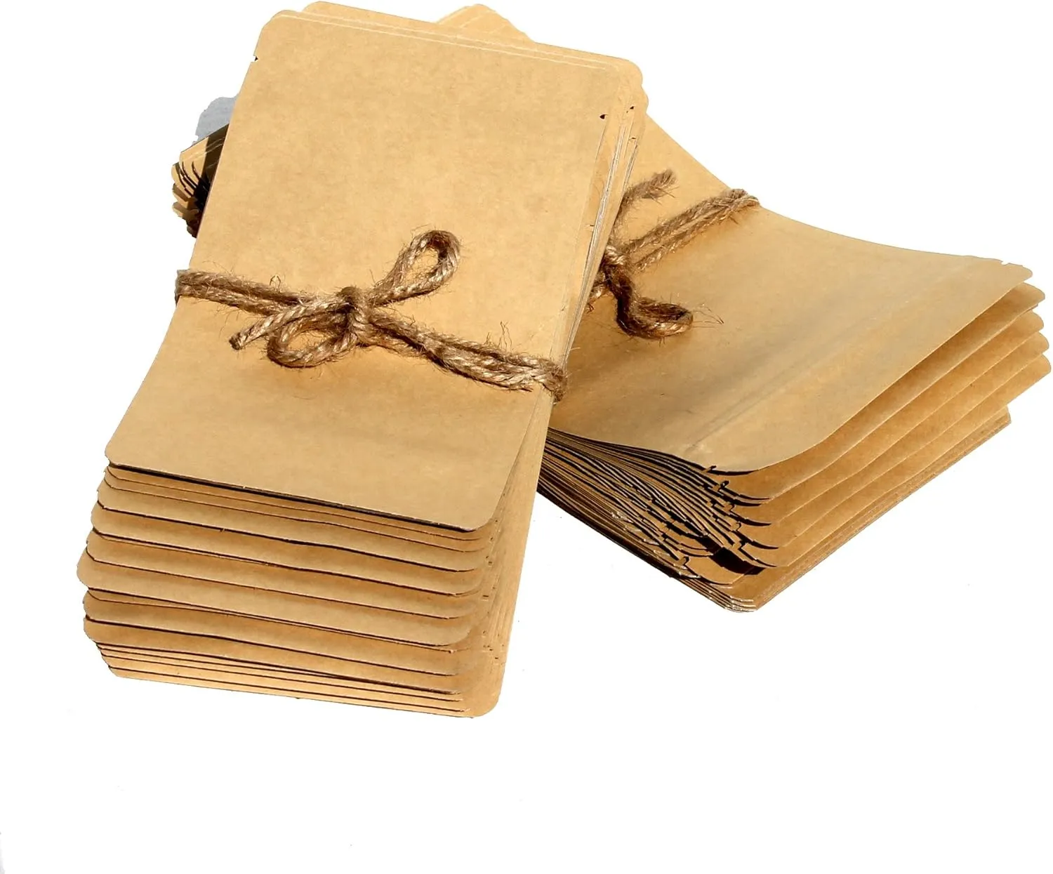 Heavy Duty Kraft Paper Self Standing Resealable Zipper Pouch Bags (1 oz- 16 oz) - FDA and USDA compliant (100, 5 Oz)